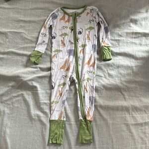 Little Sleepies Safari Friends Bamboo Viscose Zippy - 6-12 months